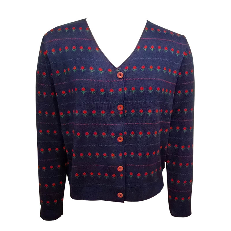 How does the knitting density of knitted cardigan affect warmth and breathability?