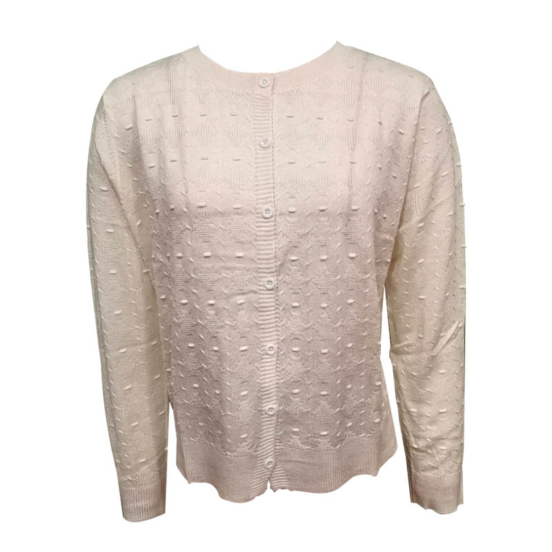 How can the cuff design of knitted cardigan be both aesthetically pleasing and highly elastic?